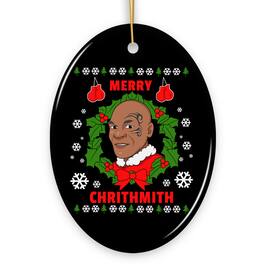 OrnamentallyYou - Merry Chrithmith Funny Boxing Meme Christmas Ornament Humorous Christmas Gift - Multi-colored