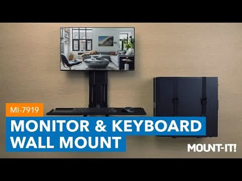 MI-7919 MONITOR & KEYBOARD WALL MOUNT  
MOUNT-IT!