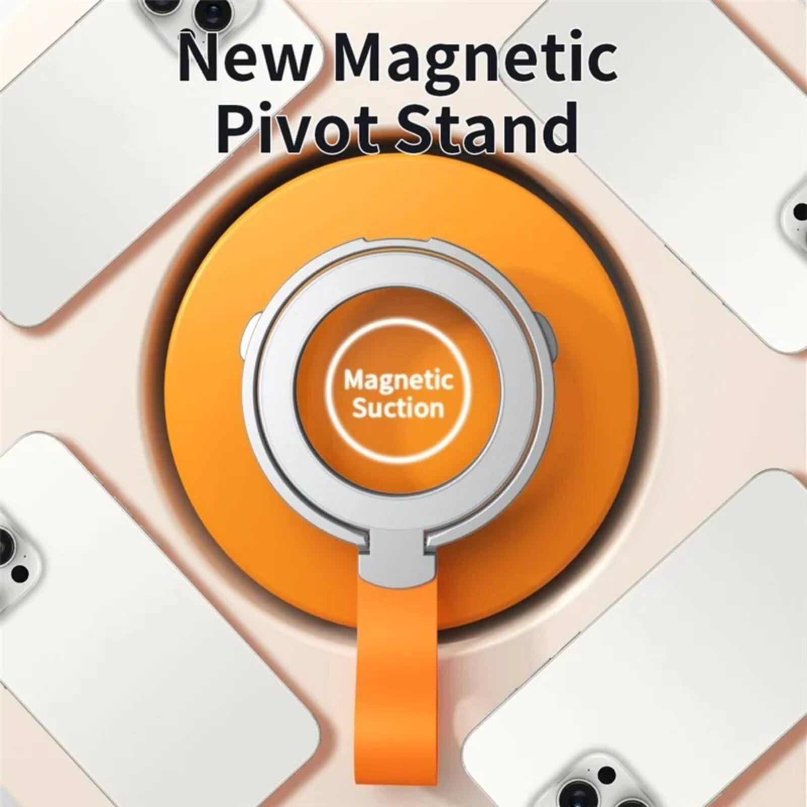 New Magnetic Pivot Stand  
Magnetic Suction