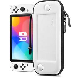 Kitcheniva - Hard Shell Travel Case For Nintendo Switch OLED 2021 And Switch 2017 - White