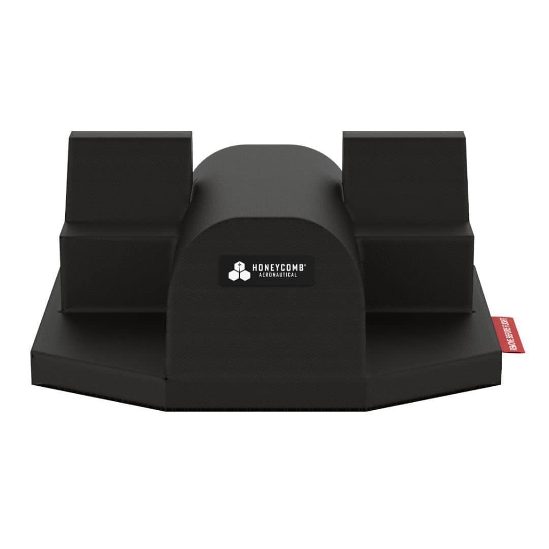 Honeycomb Aeronautical - Charlie Rudder Pedals Synthetic Fiber Black Dust Cover