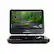 Front. Emerson - Emerson EPD-1050 Portable 10" DVD Player with ATSC Digital TV - Black.