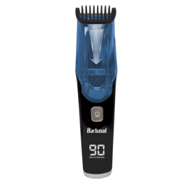 Barbasol - Mens Rechargeable Cordless Waterproof LCD Screen Ceramic Body Hair Trimmer - Black