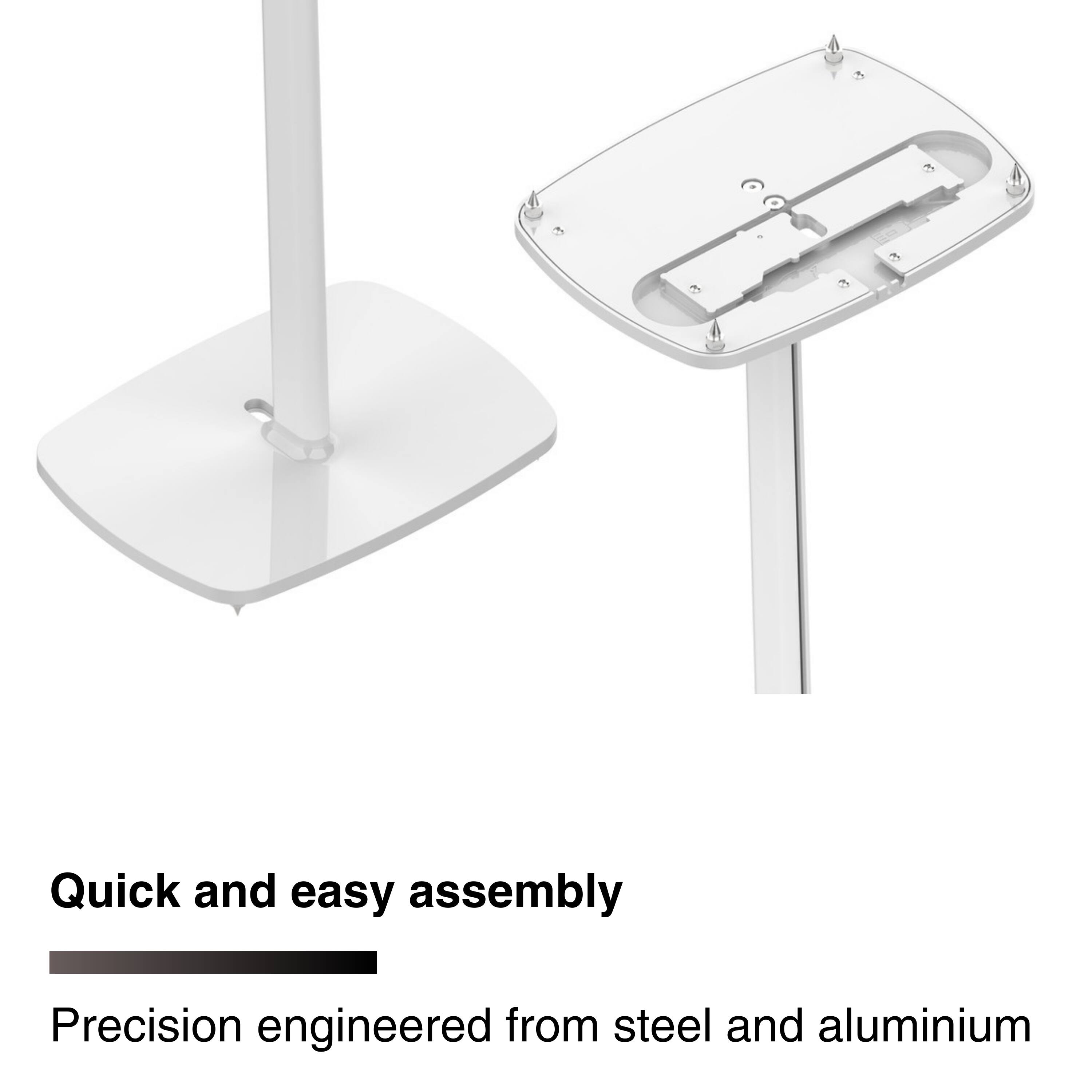 Quick and easy assembly  
Precision engineered from steel and aluminium