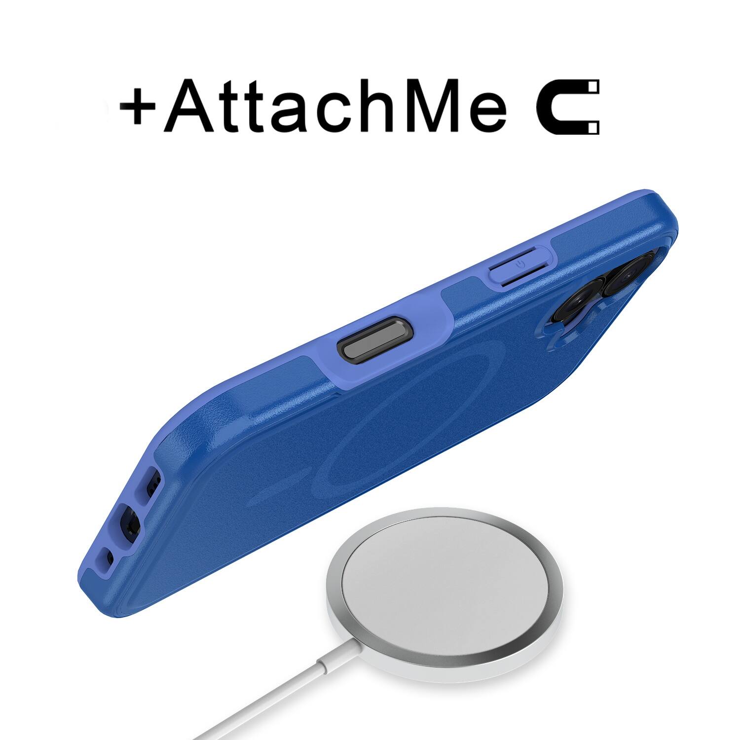 Alt View 1. Echelon - echelon Fuse Series w/ MagSafe Case for Apple iPhone 17 - Blue - Blue.