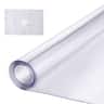 VEVOR - Plastic Table Cover, 36 x 48 Inch 1.5 mm Thick Clear Table Protector, Rectangle PVC Desk Mat - Transparent