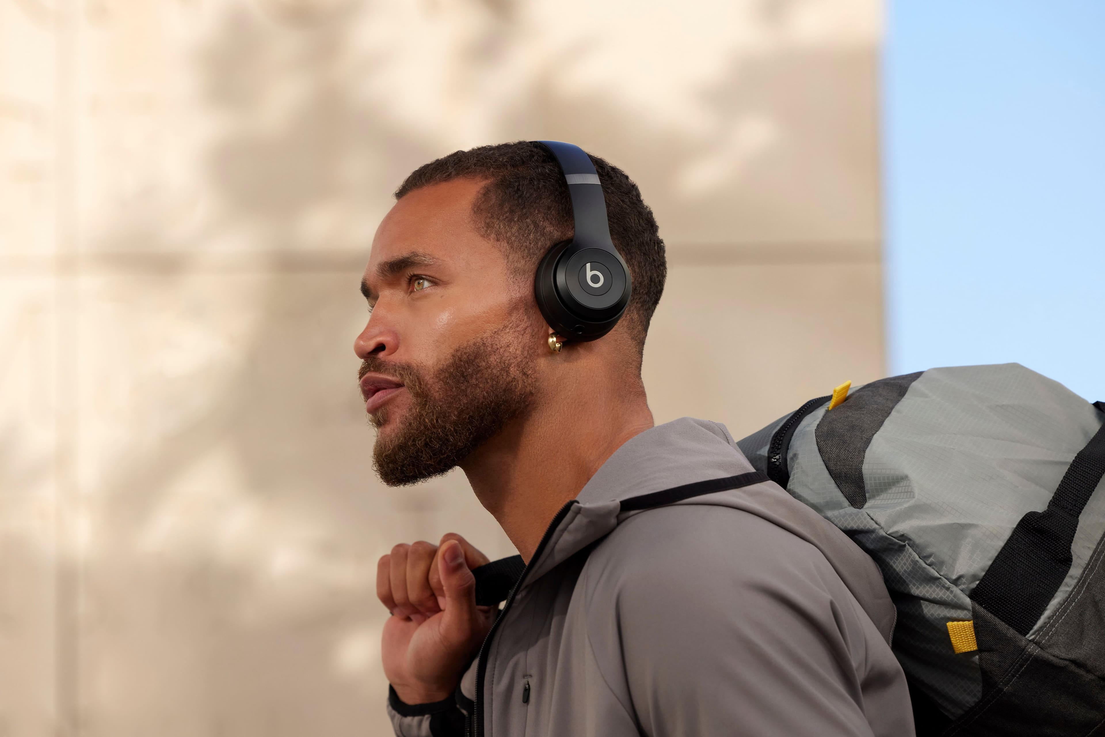 Alt View 16. Beats - Solo 4 Wireless On-Ear Headphones - Matte Black.