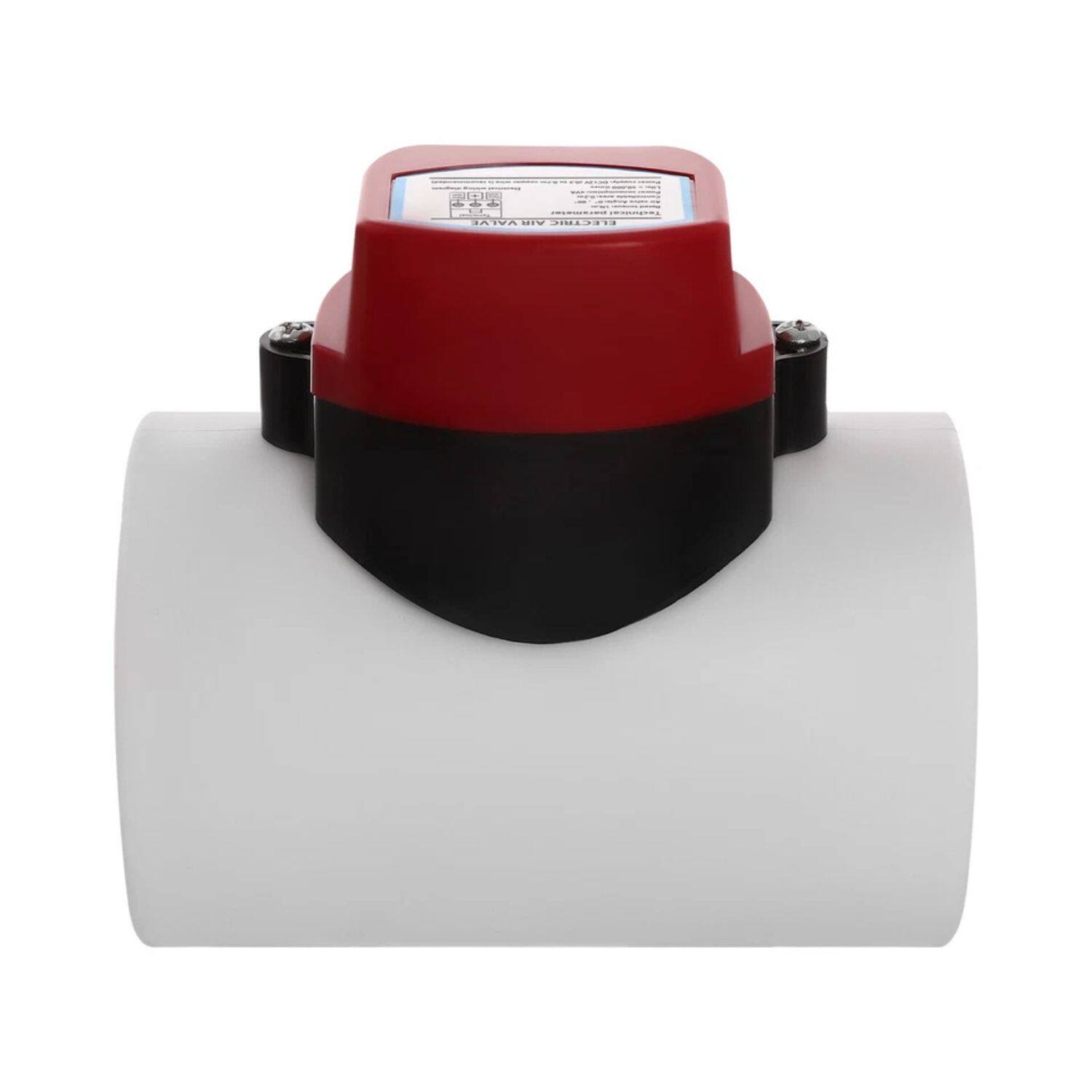 The text on the image reads:

"AirValve
Model: 1000
Serial No: 123456789
Made in China
www.airvalve.com"