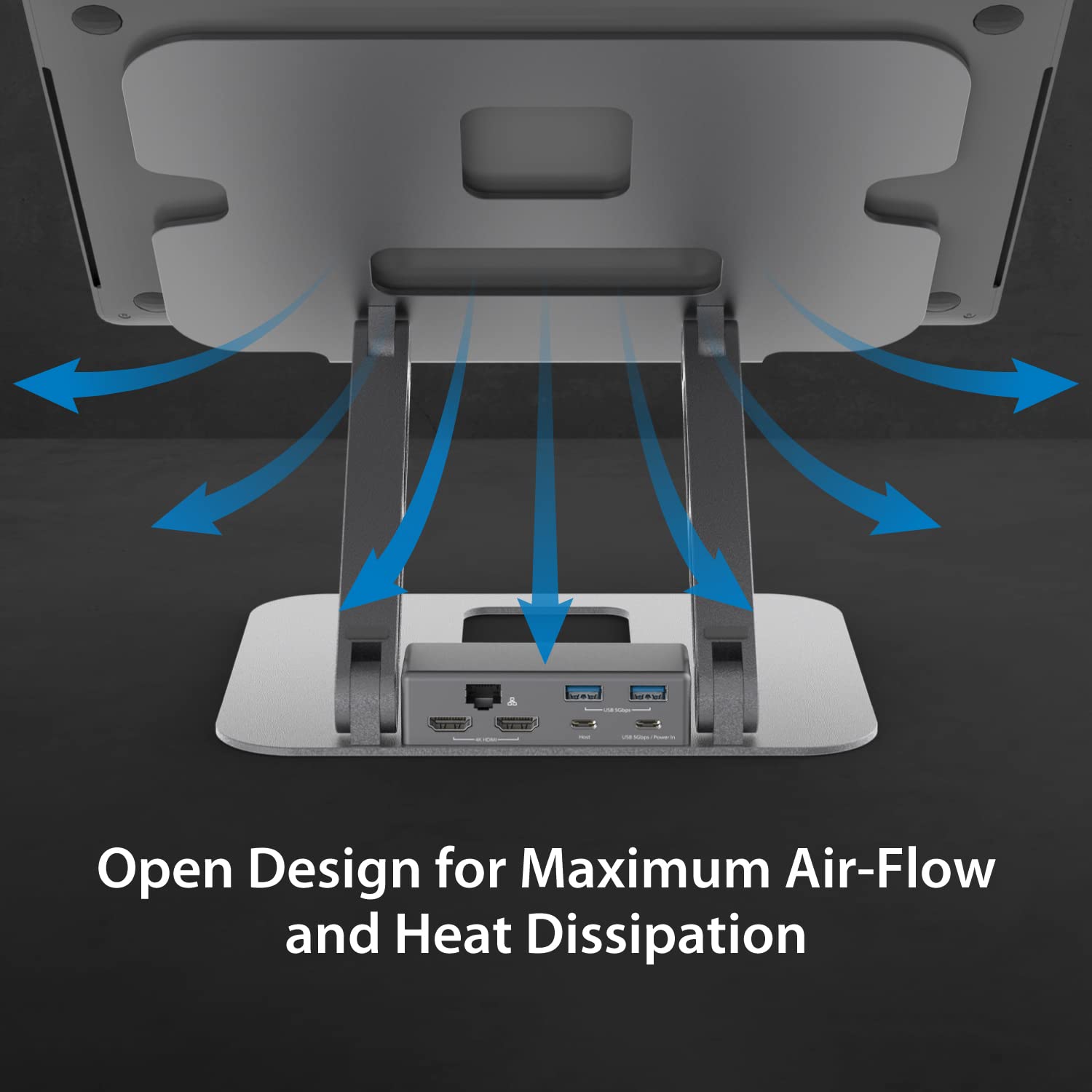 Open Design for Maximum Air-Flow and Heat Dissipation