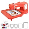 Poolin - 【Limited Time Summer Deal】EOC06-RE 11x8in Large Area Computerized Embroidery Machine Touchscreen Wifi for Business - Red