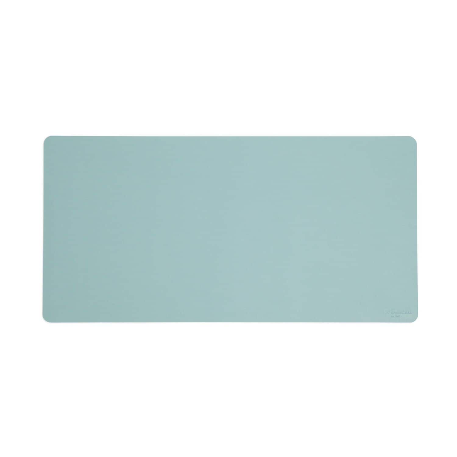 Smead - Vegan Leather Desk Pads 31.5" x 15.7" Light Blue