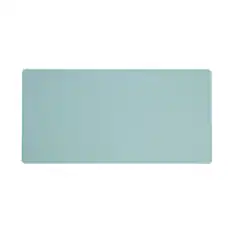 Front. Smead - Vegan Leather Desk Pads 31.5" x 15.7" Light Blue.