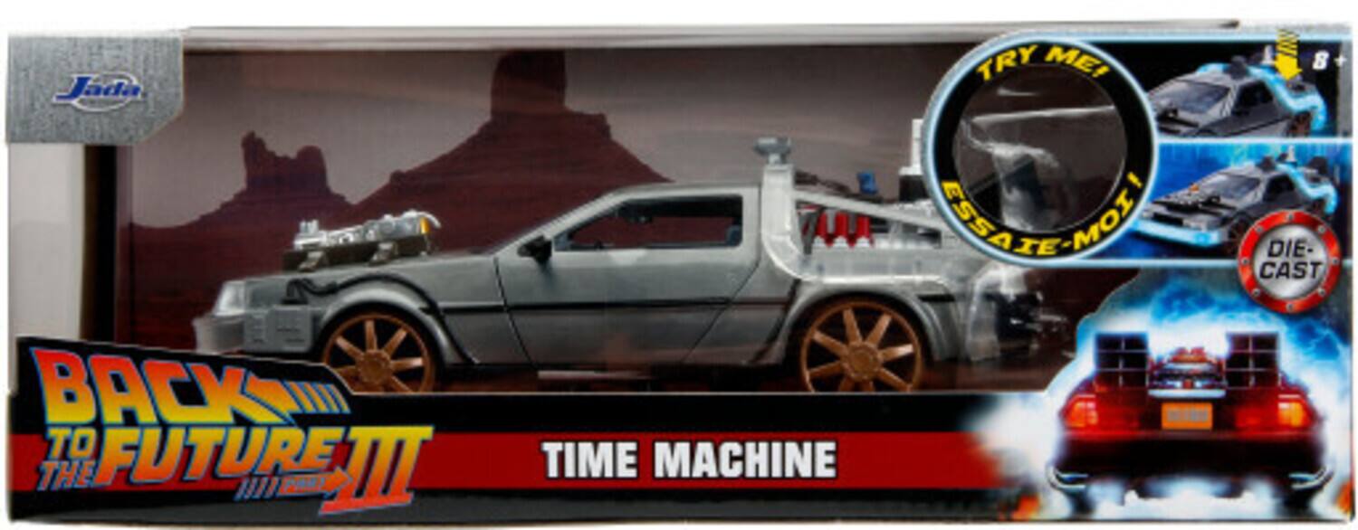 Jada TRY ME! S 8 SS3 BACK TO THE FUTURE III TIME MACHINE DIE-CAST