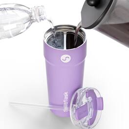 Splitflask - Dual Chamber 2-in-1 Tumbler for Two Drinks 30 oz - Felicia Fuchsia