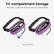 Tri-compartment Storage
Efficiently organize and secure your essentials
Volume: 1.5 L