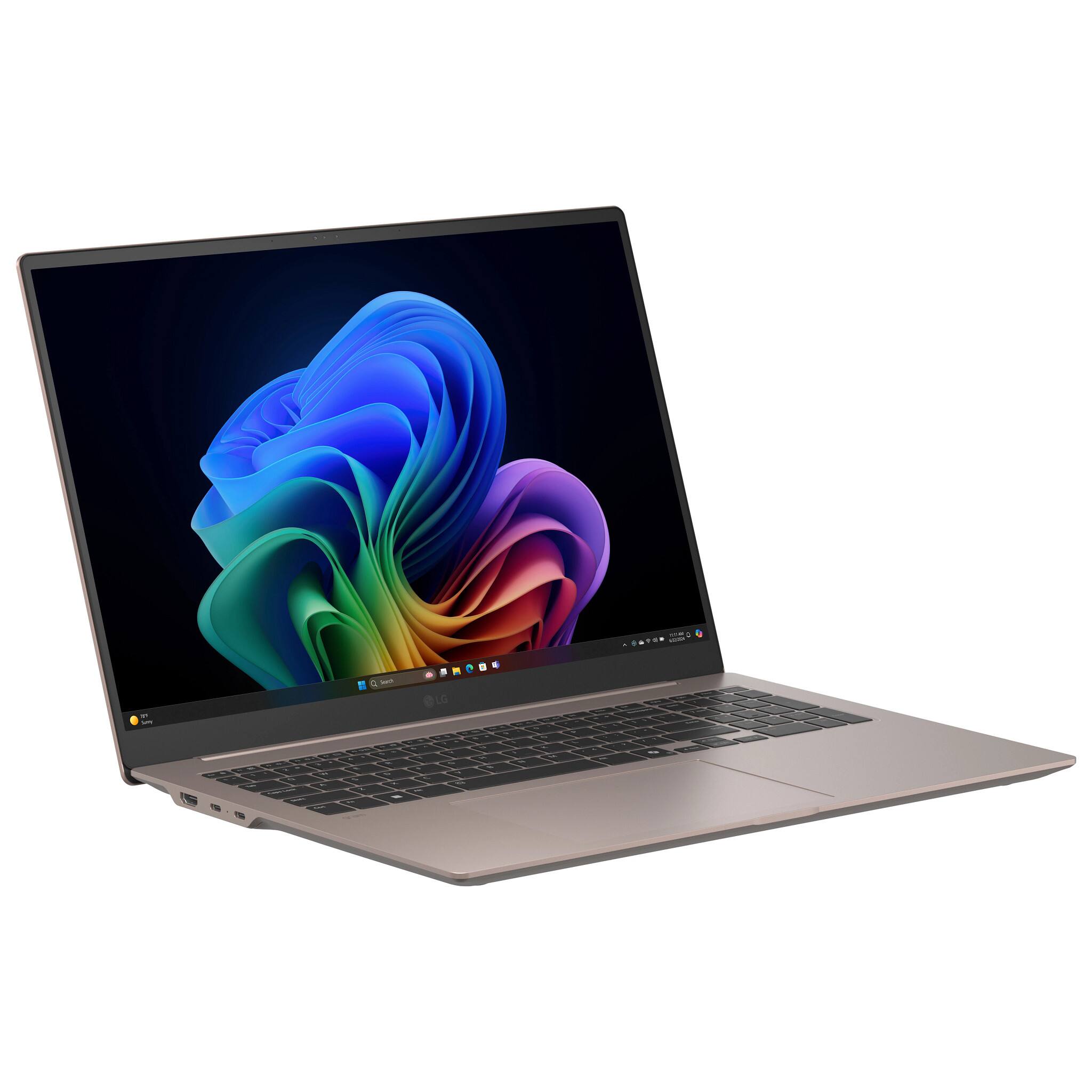 Alt View 16. LG - gram Pro Max 17" 144Hz Touch-Screen Gaming Laptop WQXGA Intel Core Ultra 9 Processor 386H, RTX 5050, 32GB RAM - 1TB SSD - Brushed Bronze.