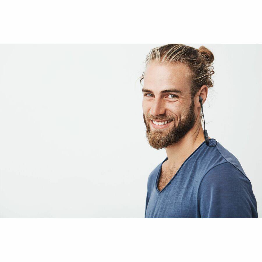 Alt View 2. Maxell - Maxell Jelleez JBT-BLK Earset - Wireless - Bluetooth - Earbud - Black - Black.