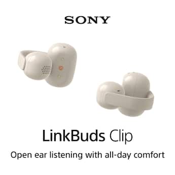 Sony LinkBuds Clip Truly Wireless Open Earbuds Greige WFLC900/C Sony LinkBuds Clip Truly Wireless Open Earbuds Greige WFLC900/C