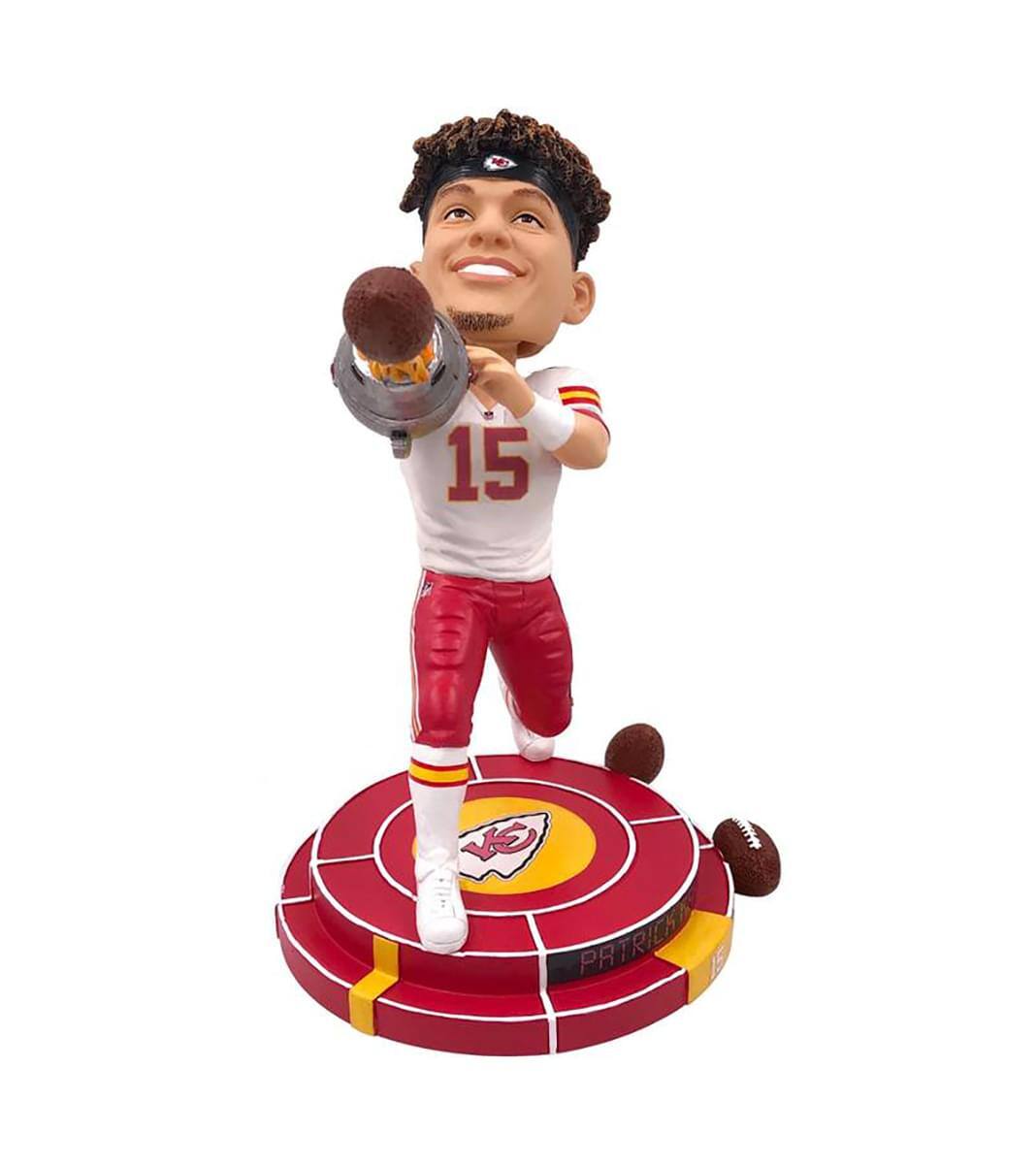 Kansas City Chiefs NFL 8 Inch Resin Bobblehead - Cannon Arm Patrick Mahomes - Red/White price history on PriceWatchPro