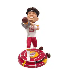 Kansas City Chiefs NFL 8 Inch Resin Bobblehead - Cannon Arm Patrick Mahomes - Red/White