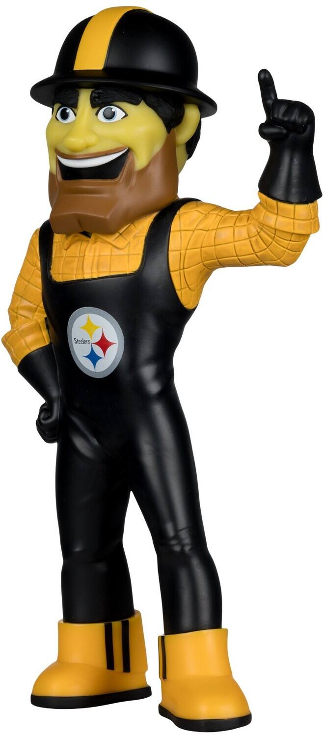 Alt View 2. McFarlane Toys - McFarlane SportsPicks - NFL - Steely McBeam (Pittsburgh Steelers) 8" Posed Figure   - COLLECTIBLES - Multicolor.