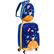 Alt View 17. Costway - 2PCS Kids Luggage Set 18'' Rolling Suitcase & 12'' Backpack Travel ABS Spaceman Blue - Blue/Orange.