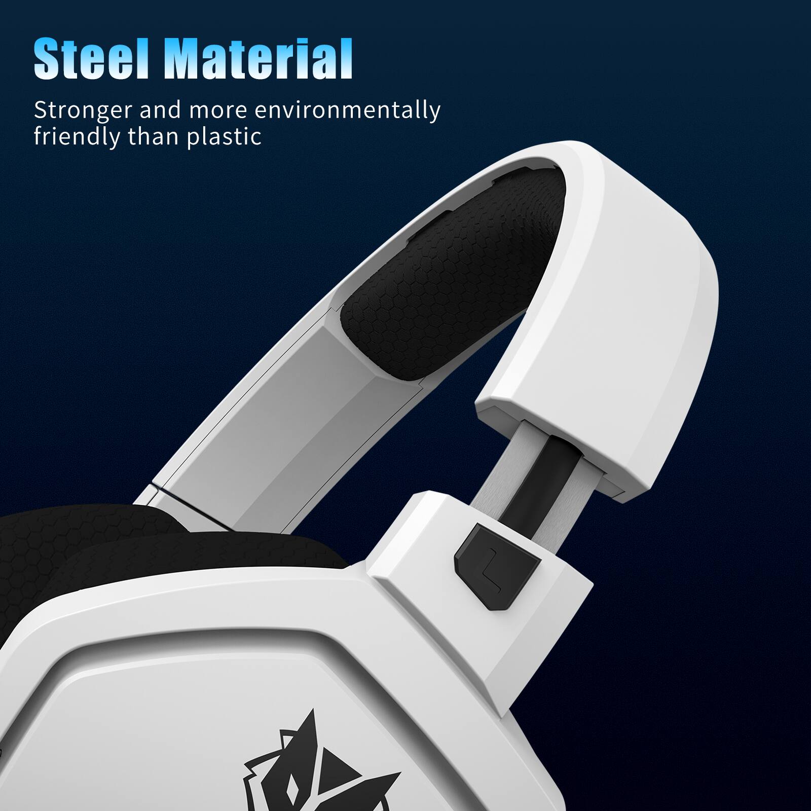 Steel Material  
Stronger and more environmentally friendly than plastic