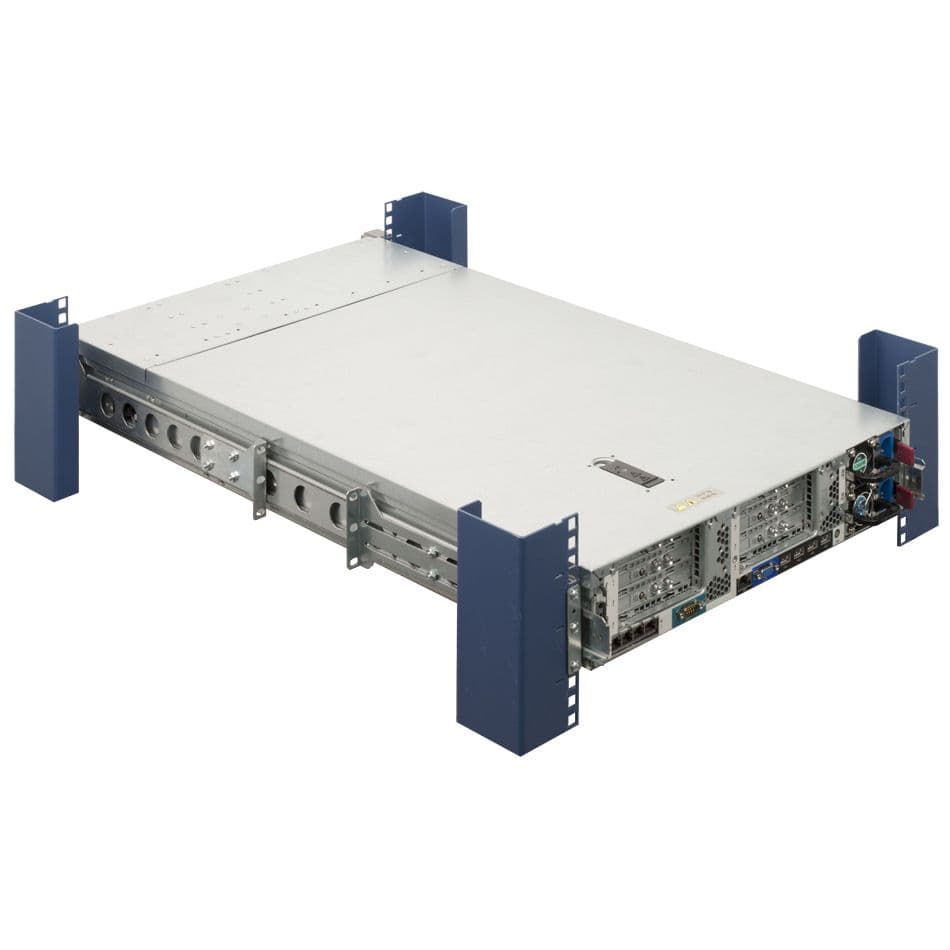 Alt View 4. RackSolutions - RackSolutions 2U Raven 105-A Rail for HPE - Black.