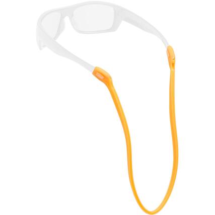 Front. Chums - Chums Switchback Silicone Sunglasses Eyewear Retainer - Orange Silicone - Orange.