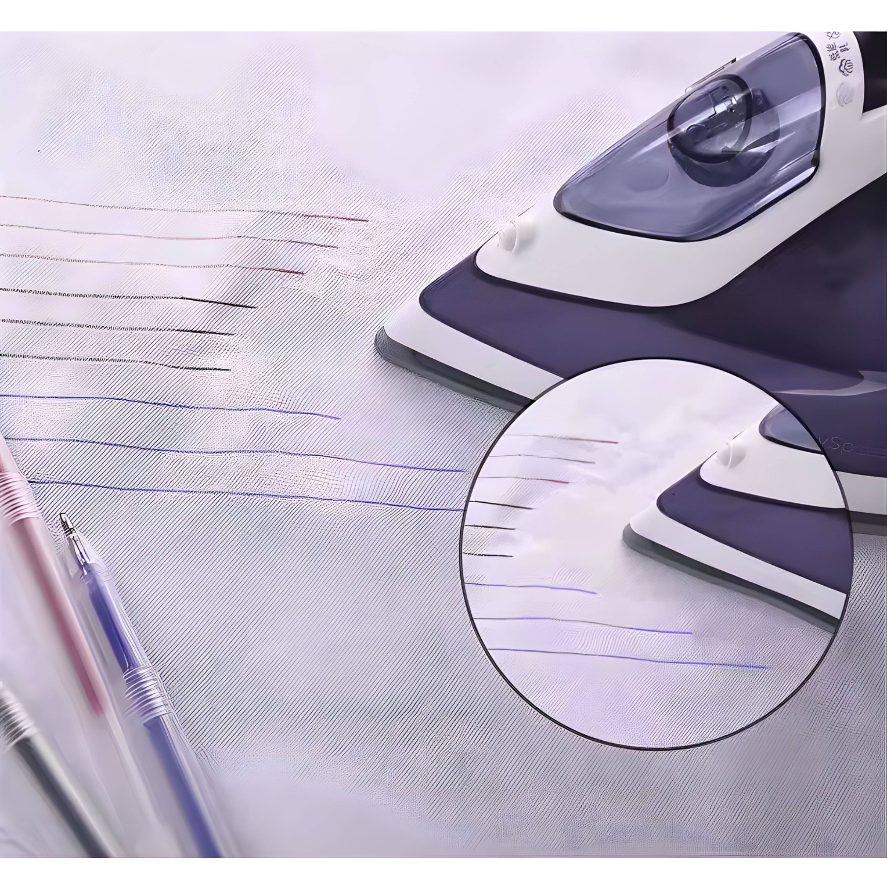 Left. Kitcheniva - Heat Erasable Fabric Pen for Sewing 10 Pcs - Disappearing Ink with Heat Application.