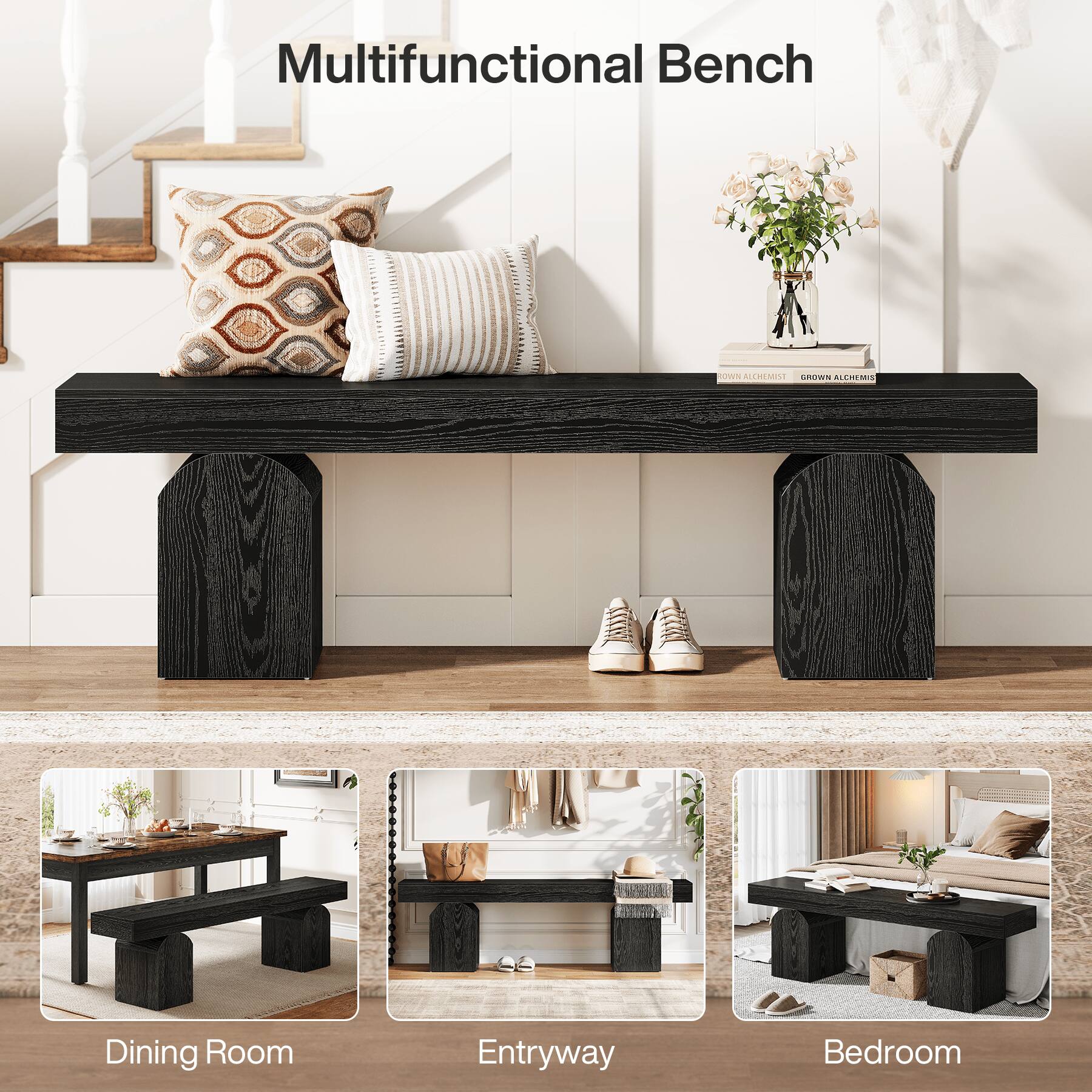 Multifunctional Bench

ROWN ALCHEMIST GROWN ALCHEMIST

Dining Room
Entryway
Bedroom