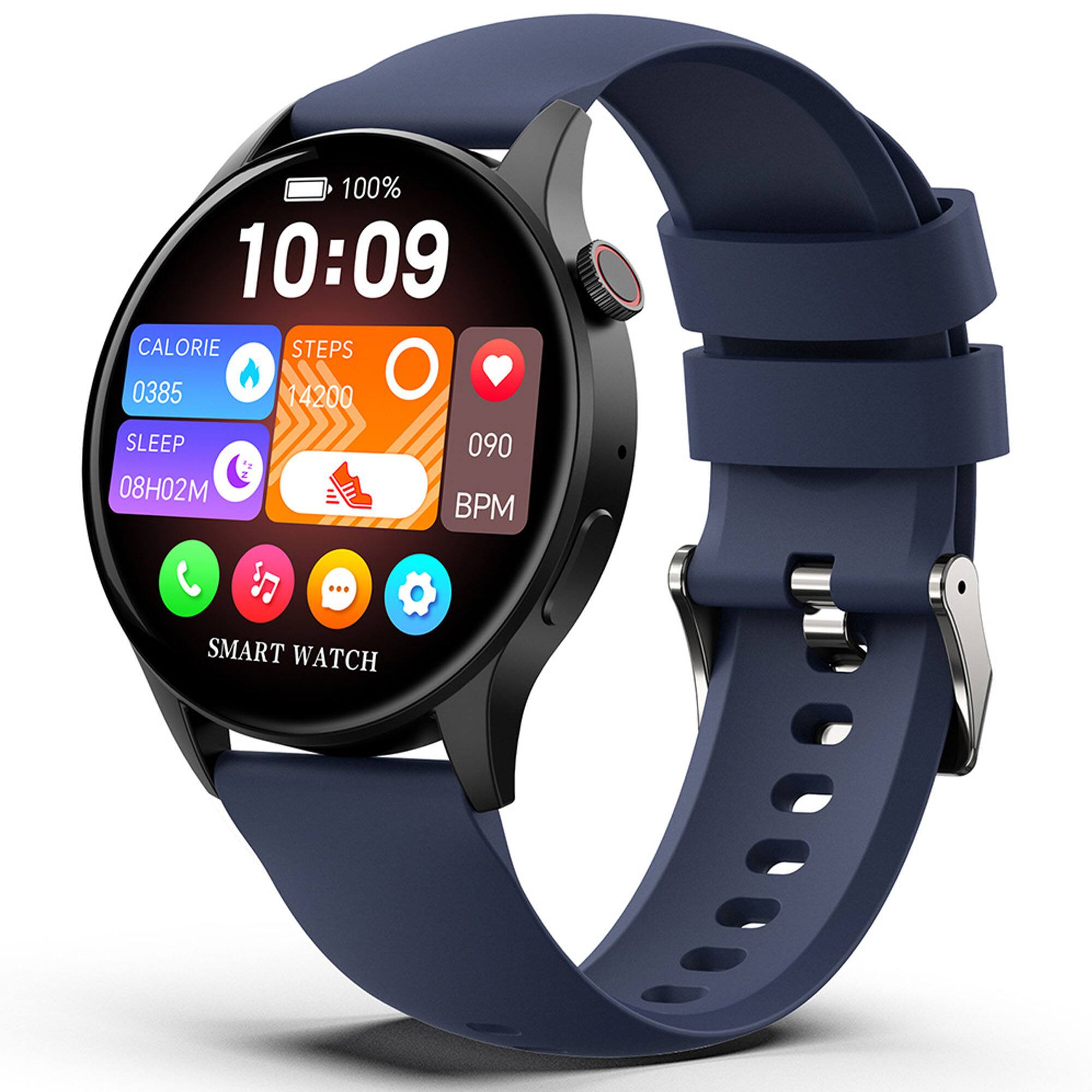 100% 10:09 CALORIE 0385 STEPS 14200 SLEEP 08H02M 090 BPM ... SMART WATCH