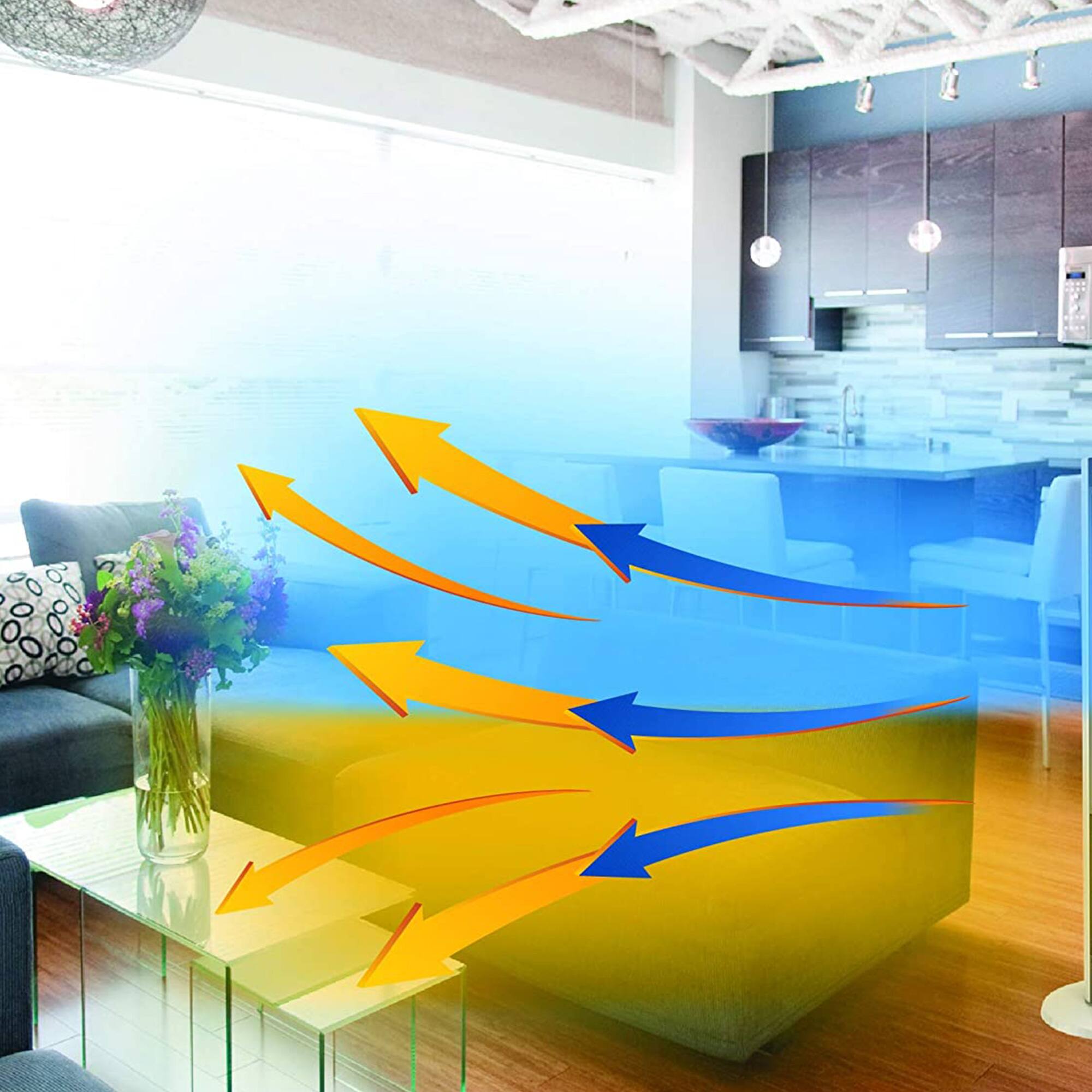 Alt View 1. Lasko - Lasko All Season Comfort Remote Control Tower Fan and Heater, White (2 Pack) - White.