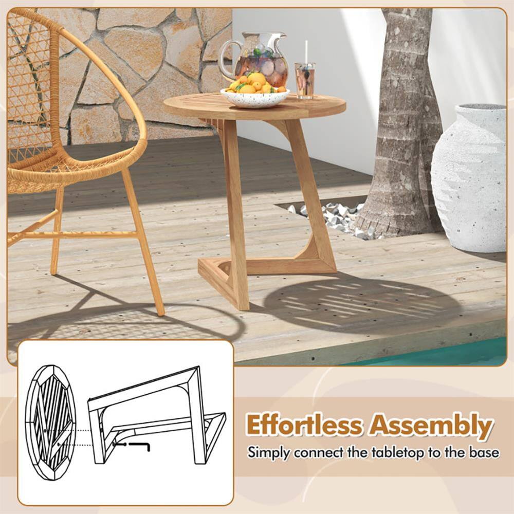 Effortless Assembly  
Simply connect the tabletop to the base