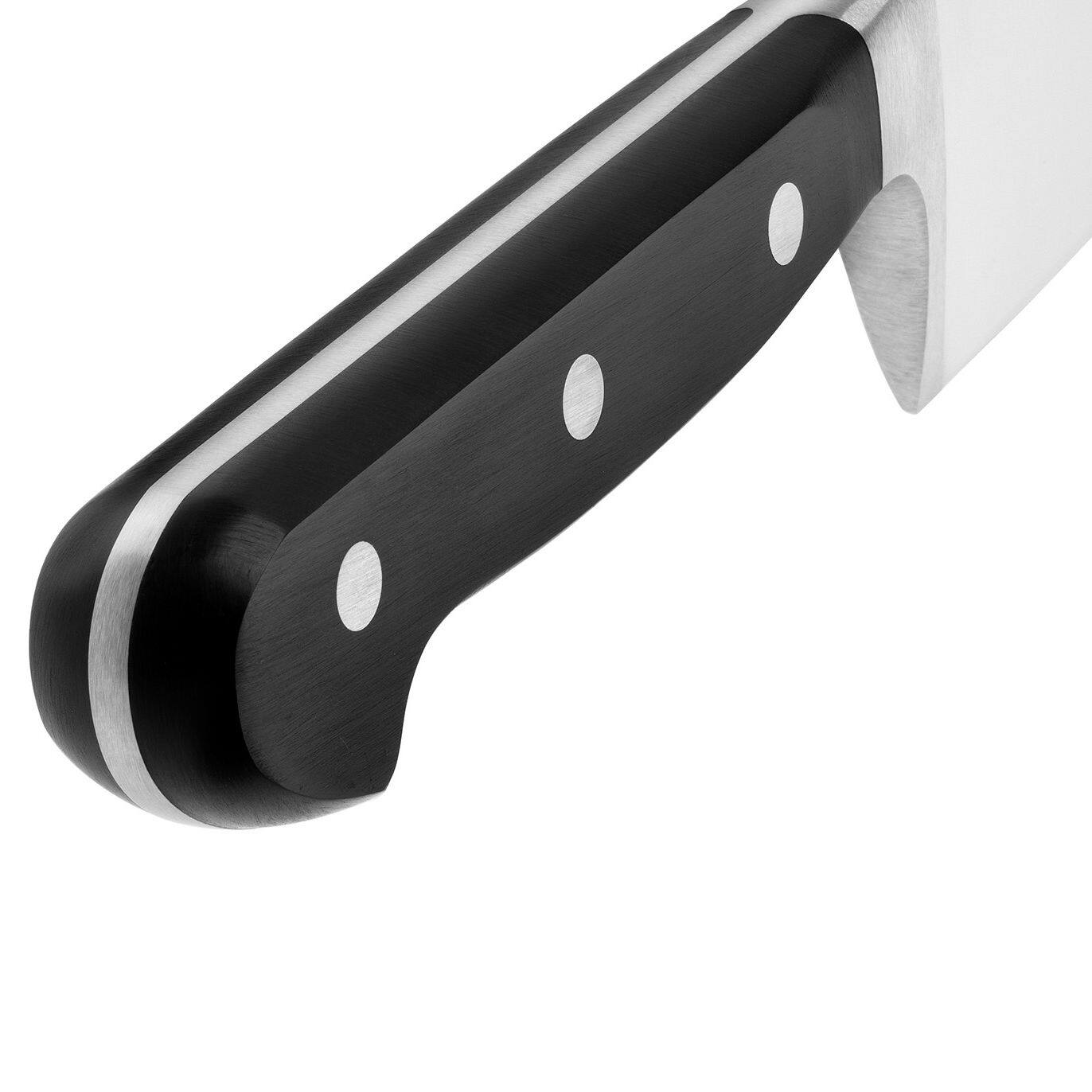 Alt View 2. ZWILLING - ZWILLING Professional "S" 7-inch Hollow Edge Santoku Knife - Stainless Steel.