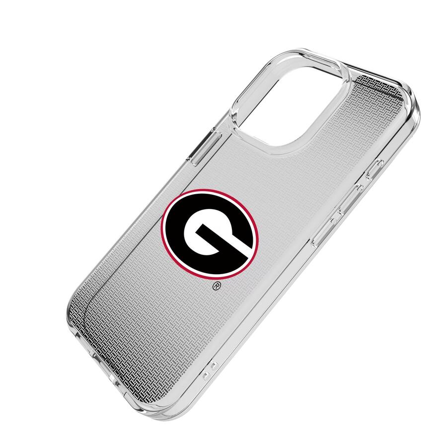 Keyscaper NCAA Georgia Bulldogs Linen Logo iPhone Clear Case 14 Pro Max Multicolor 201332346 ...