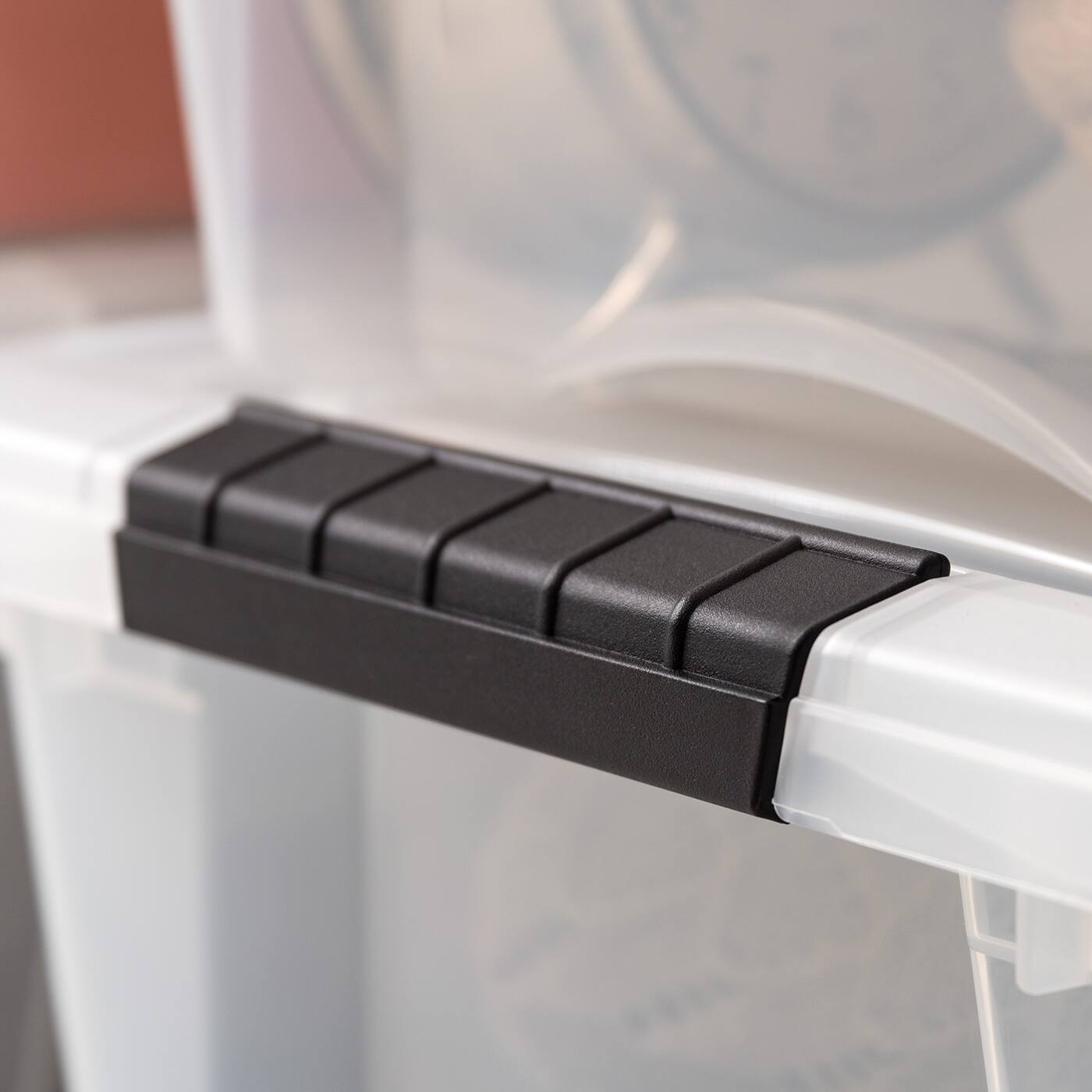 Alt View 7. IRIS USA - IRIS USA 19qt Plastic Storage Bin with Lid and Secure Latching Buckles.
