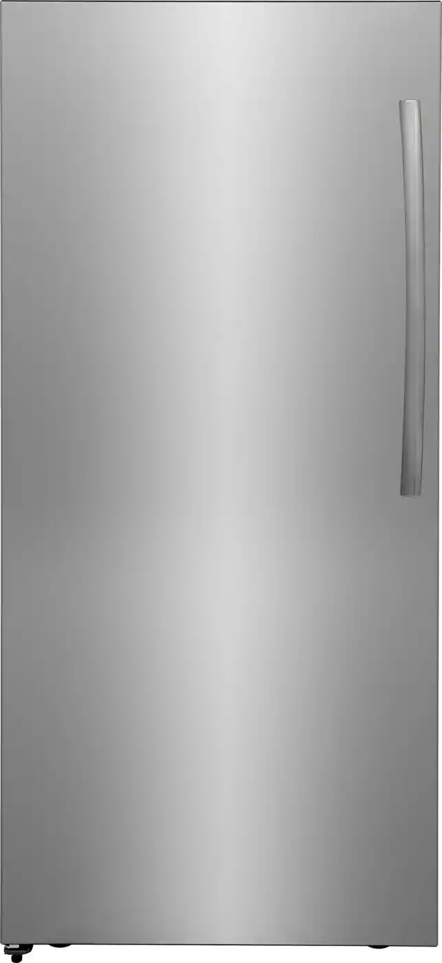 Front. Frigidaire - 19 Cu. Ft. Single Door Freezer - Smudge-Proof® Stainless Steel.
