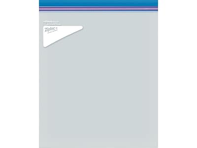 Alt View 3. Ziploc - Ziploc Freezer Bags, 2 Gallon, 10/Box (665258) - Clear.