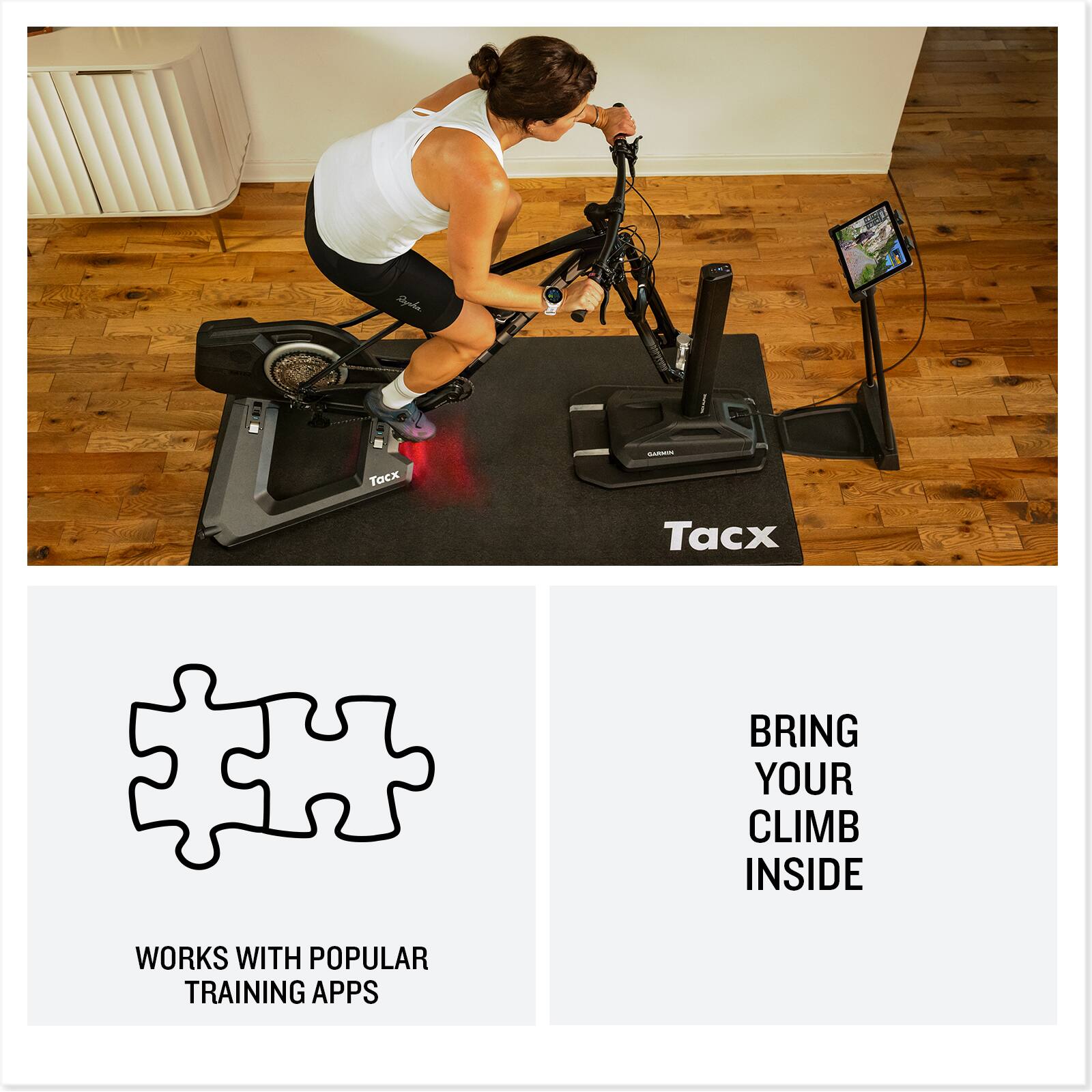 TCX - TX: Bring Your Climb Inside. Works with Popular Training Apps.