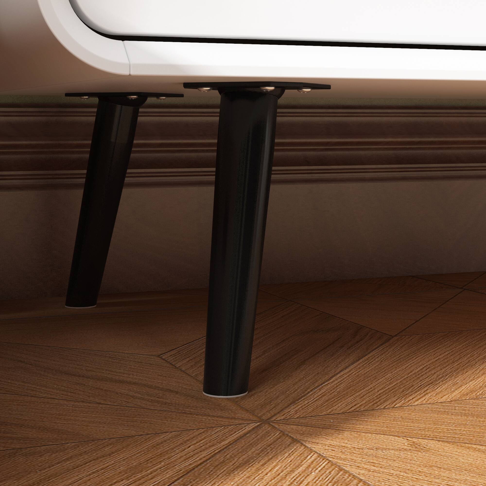 Alt View 7. FUFU & GAGA - FUFU&GAGA Horizontal Dresser with Rounded Corners & Anti - Tip Feature - White.