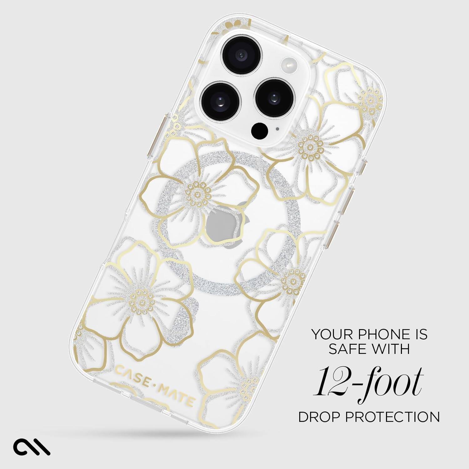 IP CASEMATE CASE MATE  
YOUR PHONE IS SAFE WITH 12-foot DROP PROTECTION