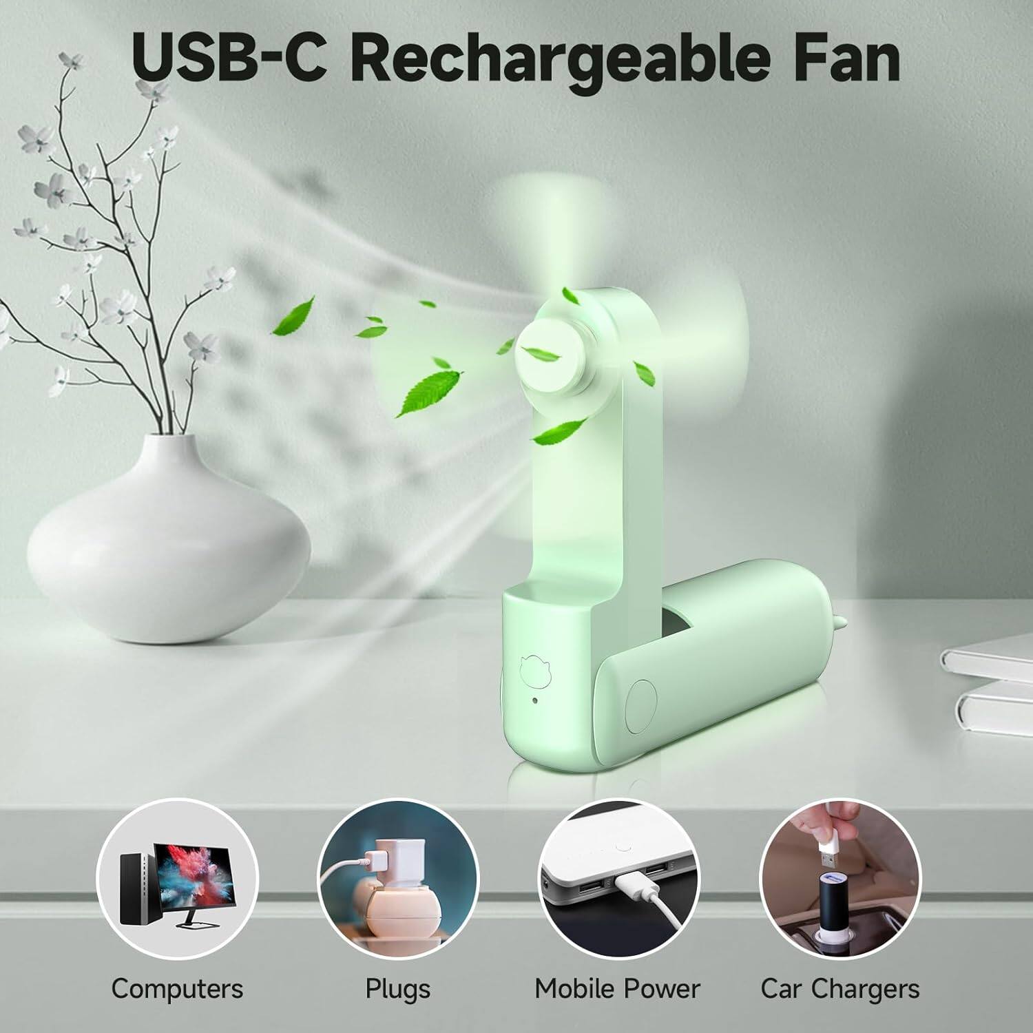 USB-C Rechargeable Fan

Computers  
Plugs  
Mobile Power  
Car Chargers