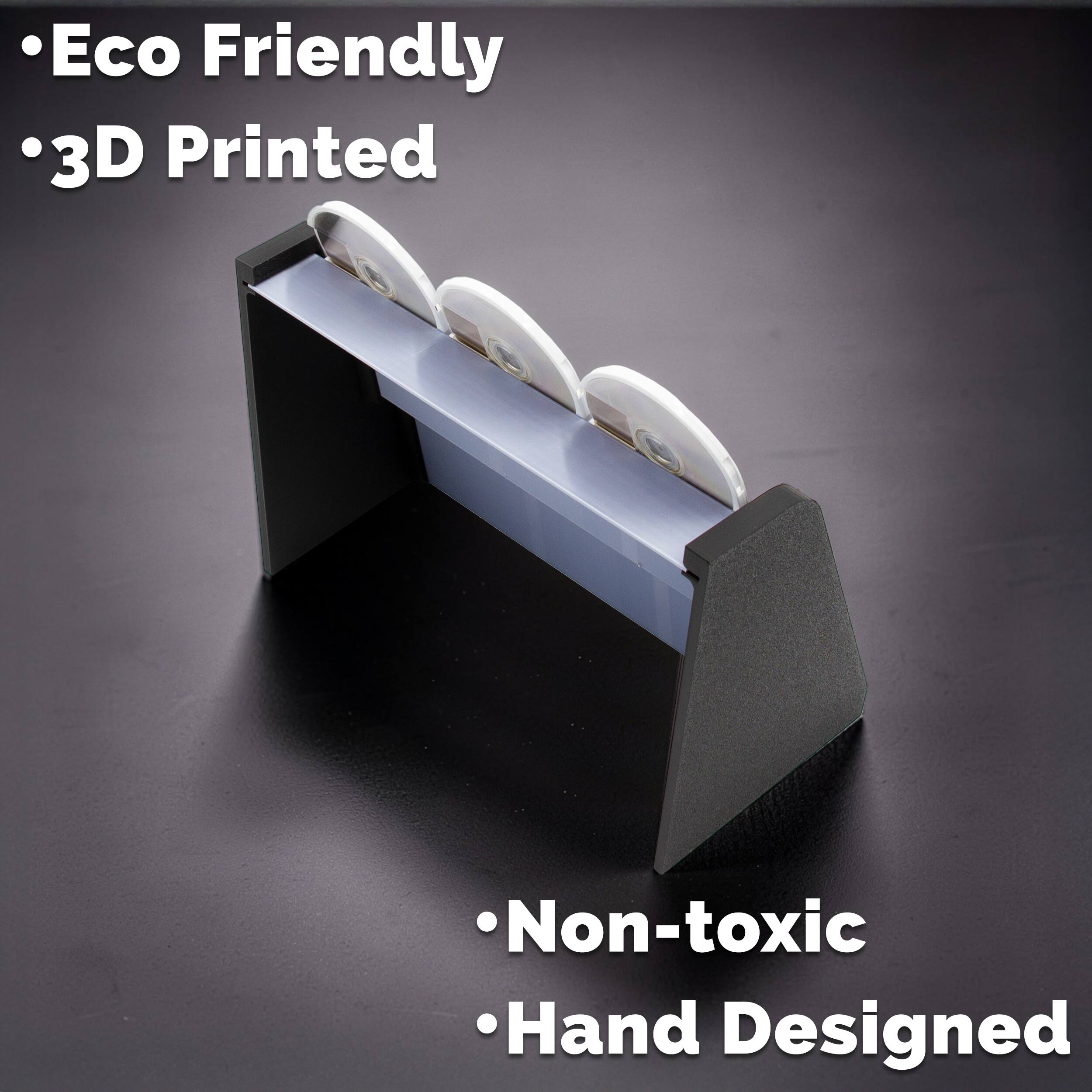 Eco Friendly  
3D Printed  
Non-toxic  
Hand Designed