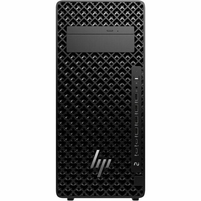 Front. HP - HP Z2 G1i Workstation - Intel Core Ultra 9 285K - 32 GB - 1 TB SSD - Tower - Black - Intel W880 Chip - Windows 11 Pro - Black.