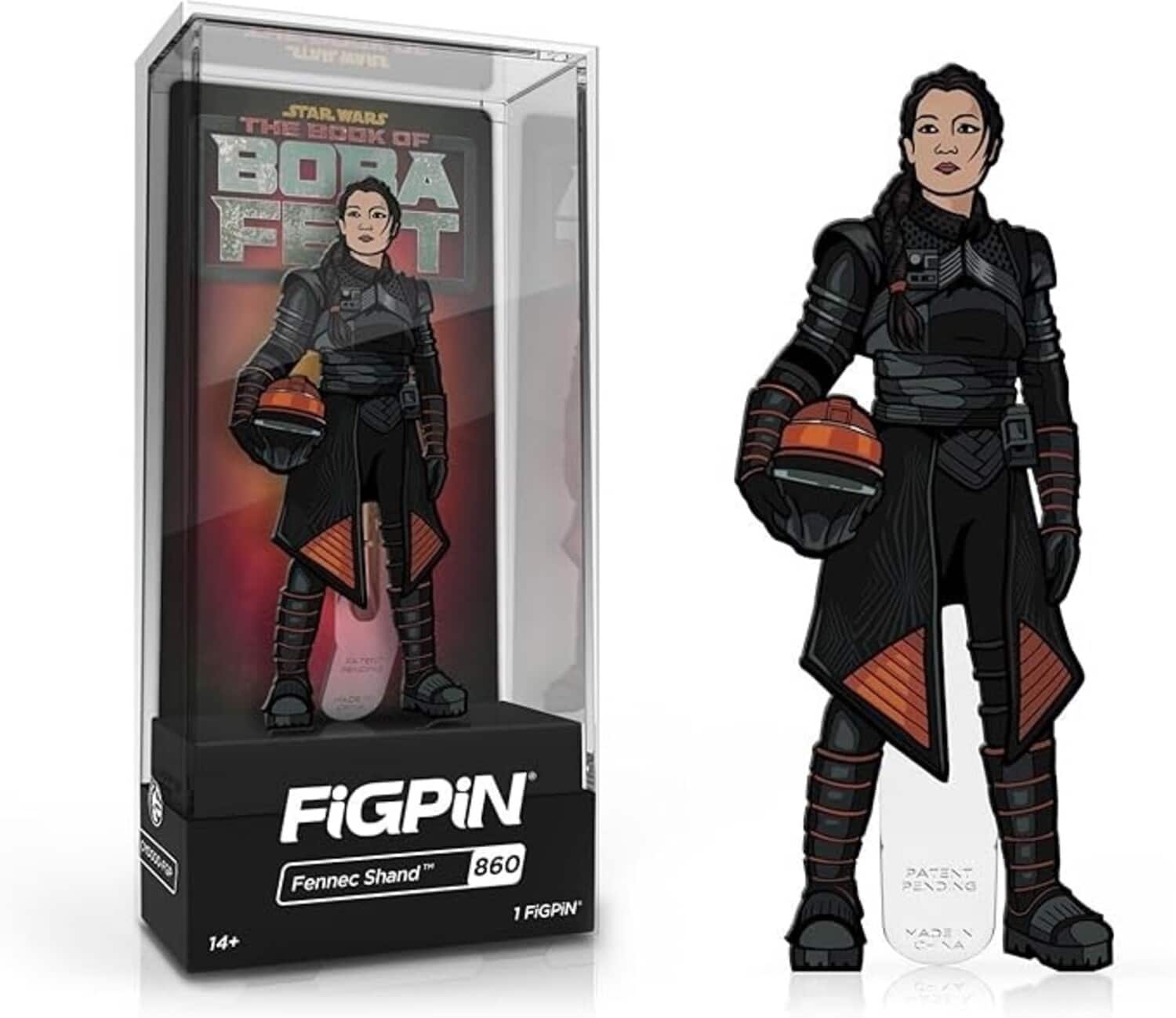 PopMarket - FiGPiN - Star Wars The Book Of Boba Fett - Fennec Shand Enamel Pin (860) - COLLECTABLES - Multicolor