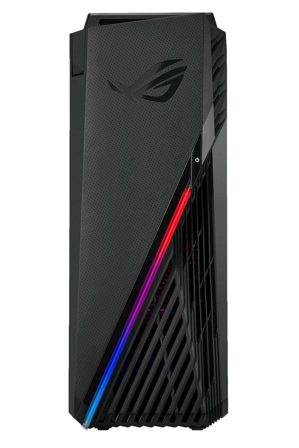 Alt View 2. ASUS - ROG Strix GA15 Desktop PC (Ryzen 7 5800X, 32GB, 2TB SSD, RTX 3070, Bluetooth 5.1, Win 11 Home) w/USB Hub - Black.
