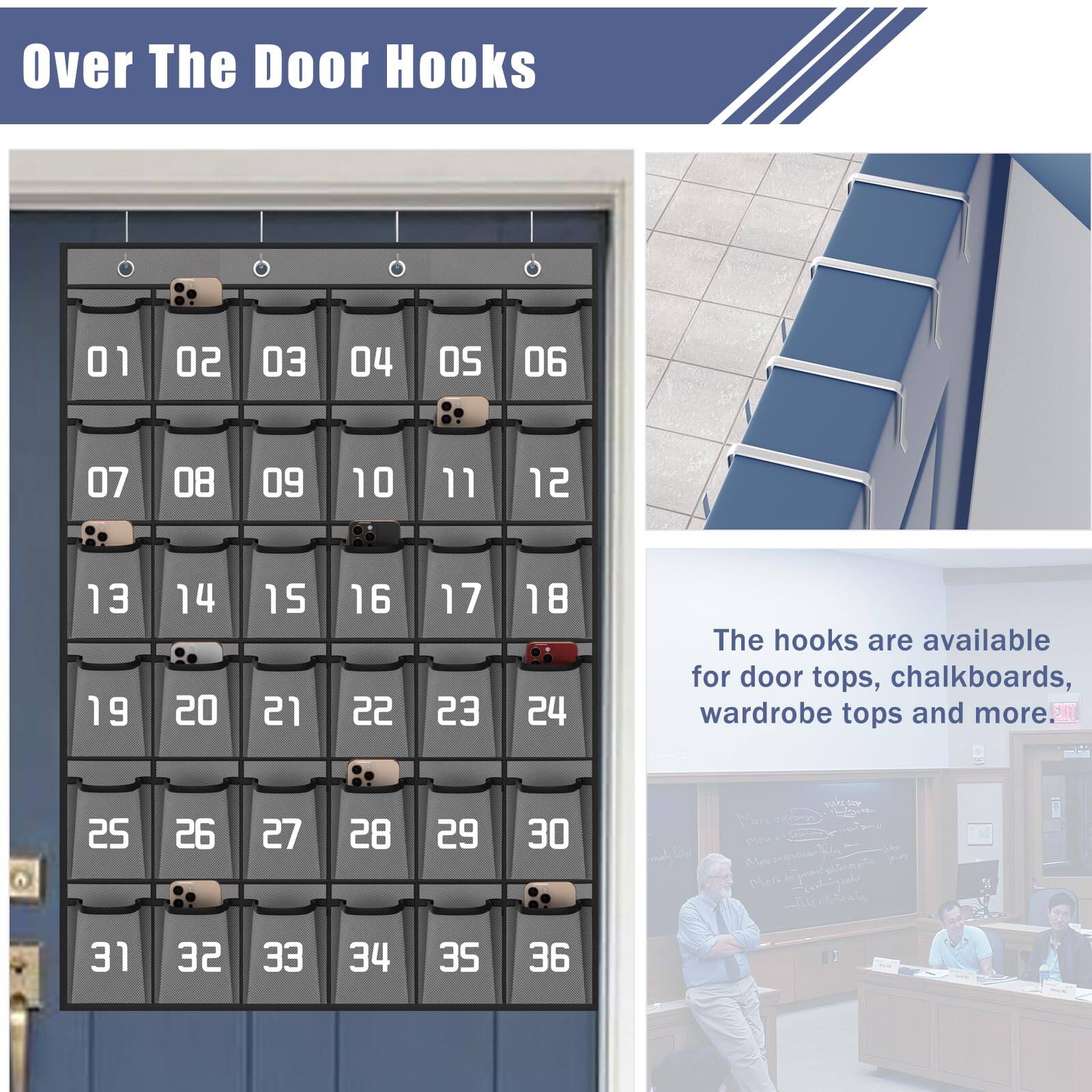 Over The Door Hooks

01 02 03 04 05 06  
07 08 09 10 11 12  
13 14 15 16 17 18  
19 20 21 22 23 24  
25 26 27 28 29 30  
31 32 33 34 35 36  

The hooks are available for door tops, chalkboards, wardrobe tops and more.