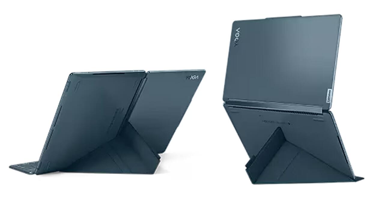 Alt View 9. Lenovo - Lenovo Yoga Book 9i 2-in-1 Laptop 13.3 2.8K (Intel Ultra 7 155U, 16GB LPDDR5X, Win 11 Pro) w/USB Hub - Tidal Teal.