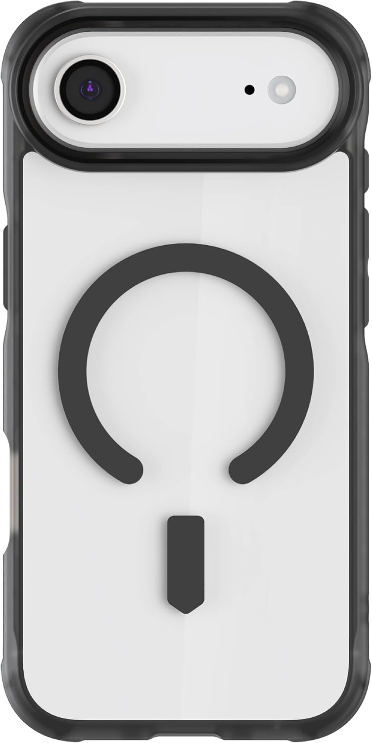 Front. Ghostek - Ghostek iPhone 17 Air Covert Case, MagSafe Compatible, Non Slip Grip Protection - Smoke Matte - Smoke.